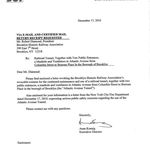 Letter Diamond received from the DoT Friday evening, December 17th.